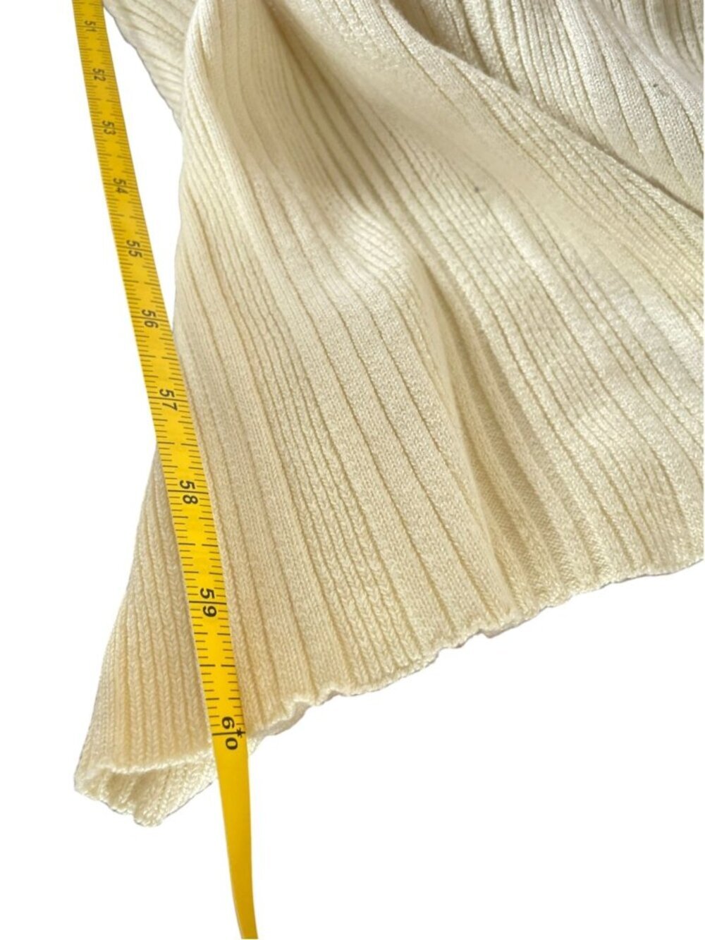Lovers and Friends Ceres Maxi Dress Cream SZ XS Luxury Formal Prom Knit dress - Picture 9 of 13